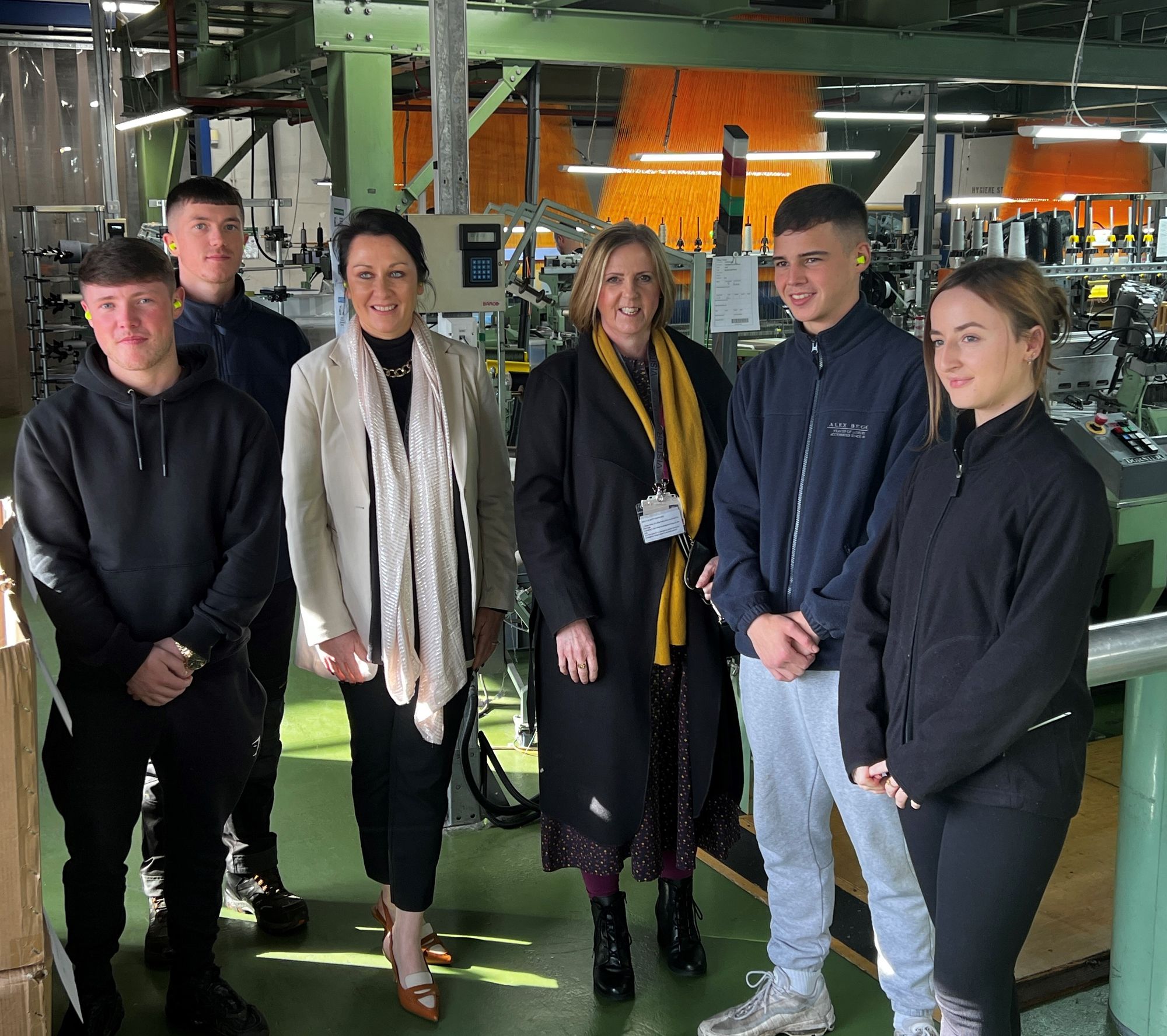 Ayr MSP praise local apprentices weaving a successful future