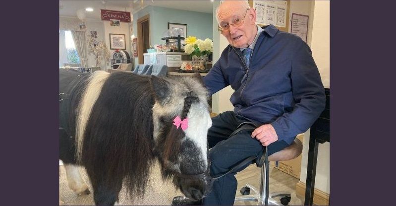 Dream comes true for care home resident with 'thrilling' surprise visit