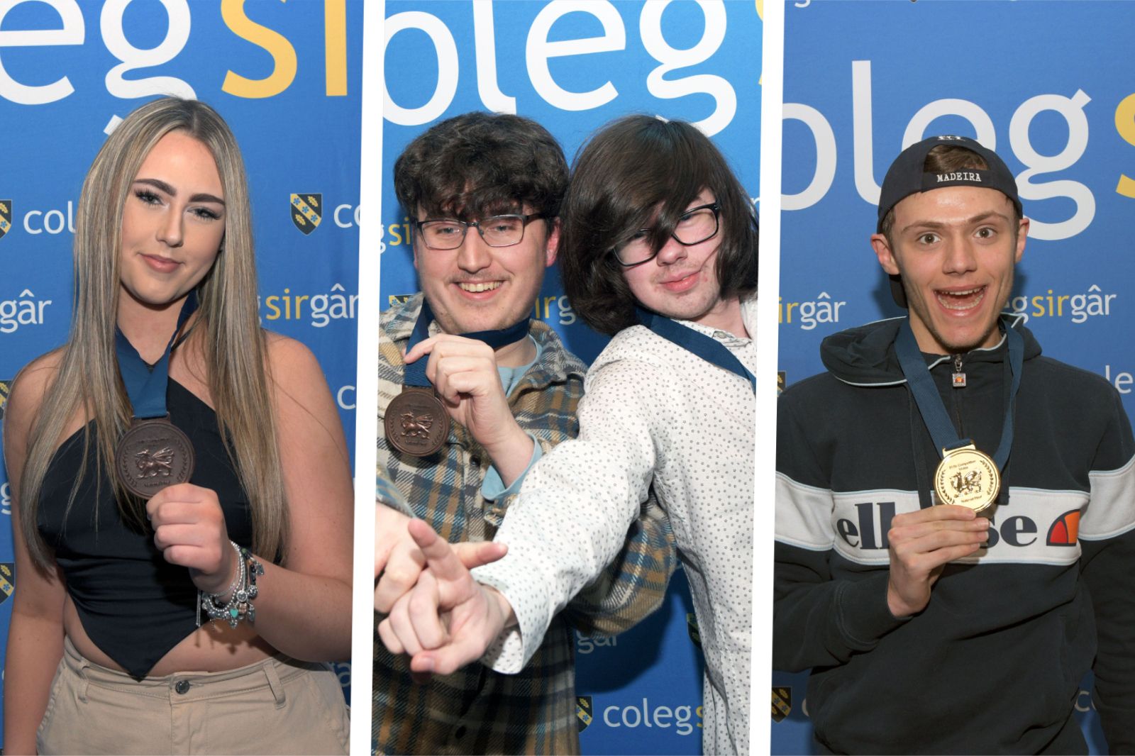 Coleg Sir Gâr students celebrate Skills Competition Wales Awards success