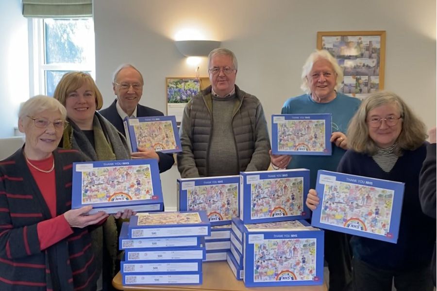 Friends of Harrogate Hospital donate jigsaws for dementia patients InYourArea Community
