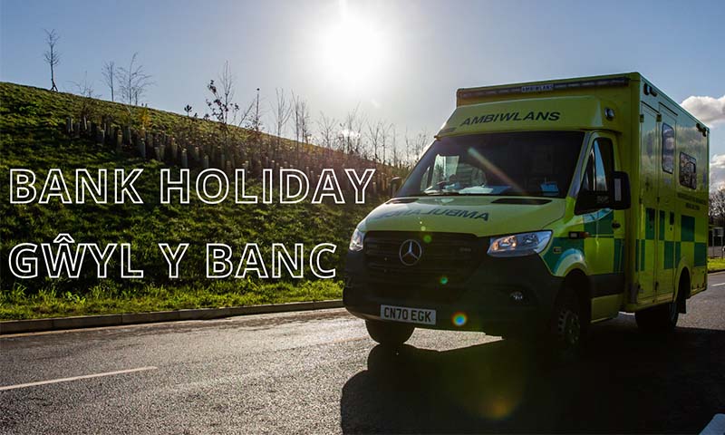 Welsh Ambulance Service urges public to protect their resources this Bank Holiday weekend