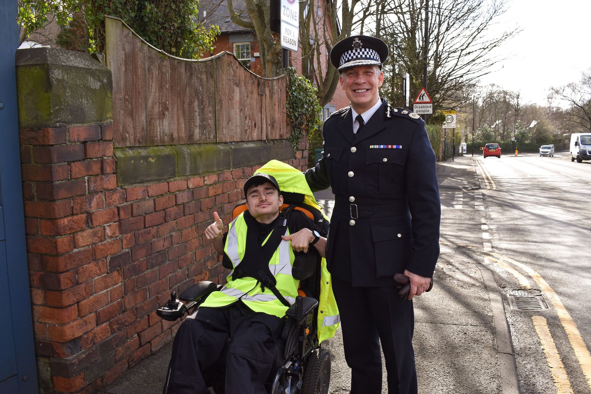 Sunderland young man goes 'on the beat' with Police Chief and wins special commendation