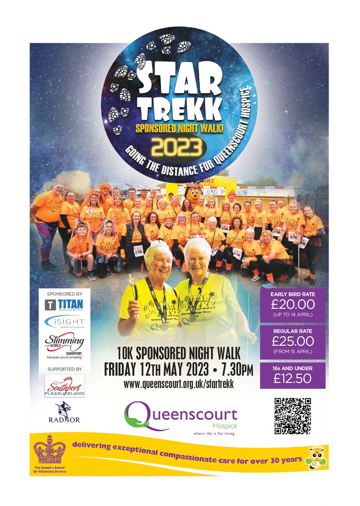 Queenscourt Hospice: Popular Star Trekk returns in May