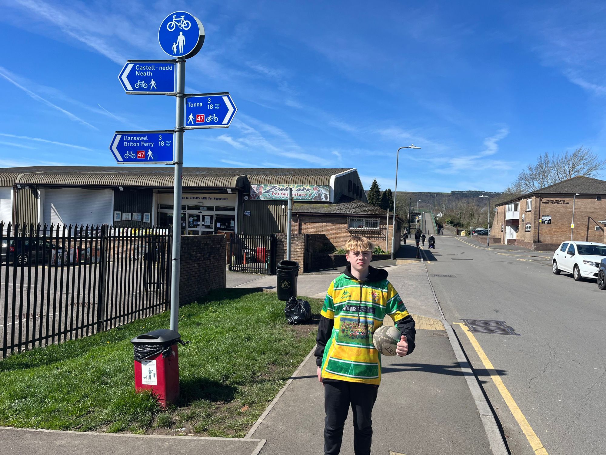 12 year-old’s fundraising walk from Aberavon rugby club to Pen Y Fan
