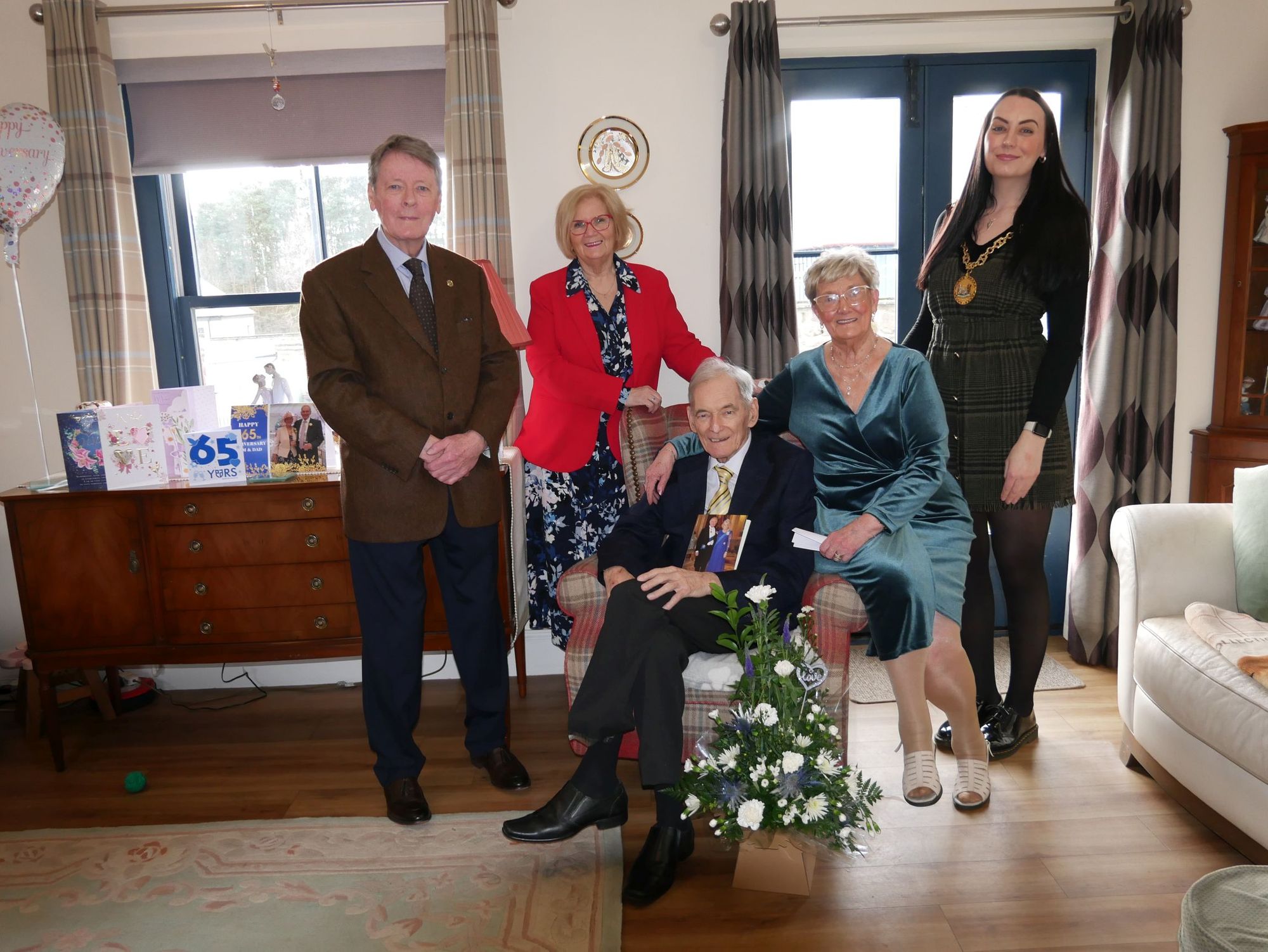Cumnock couple celebrate Blue Sapphire Wedding Anniversary