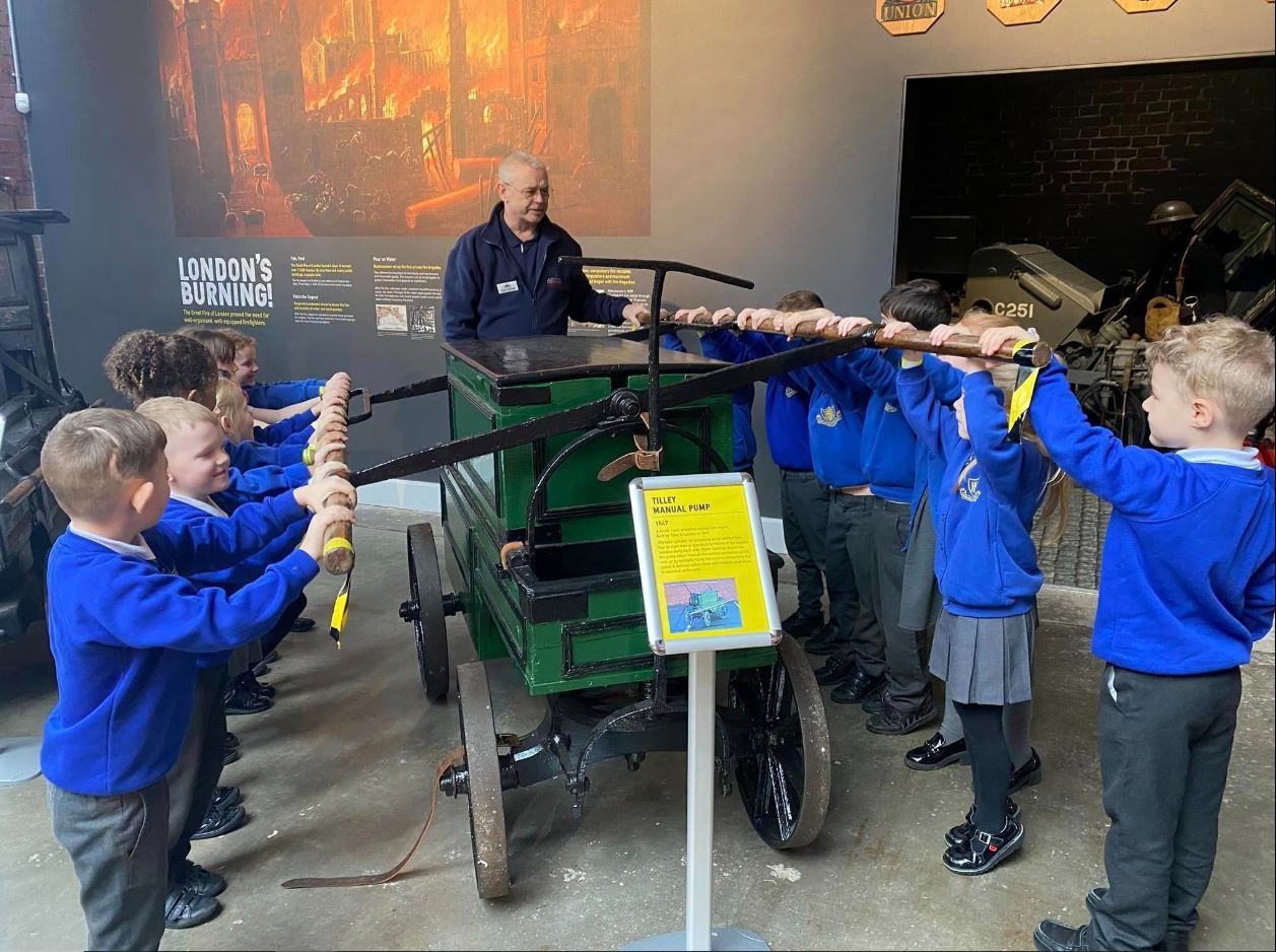 Rochdale primary school enjoy trip to Fireground Museum