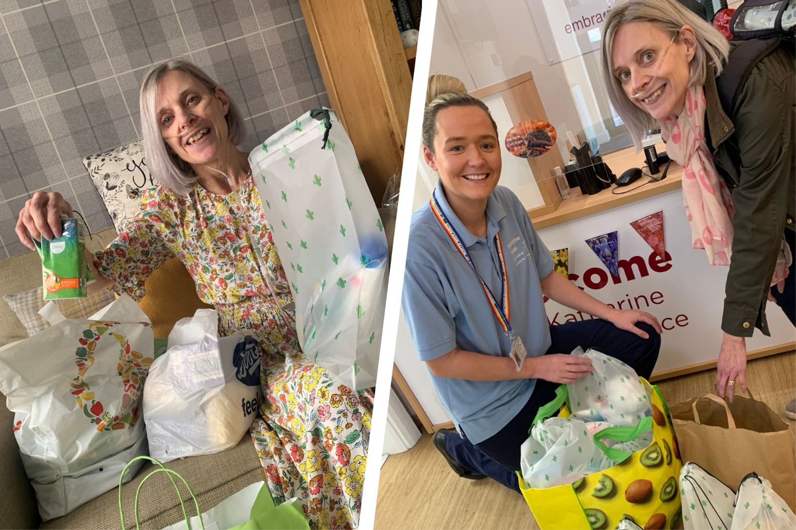 Terminally ill patient gives back to Stafford charity that helps her