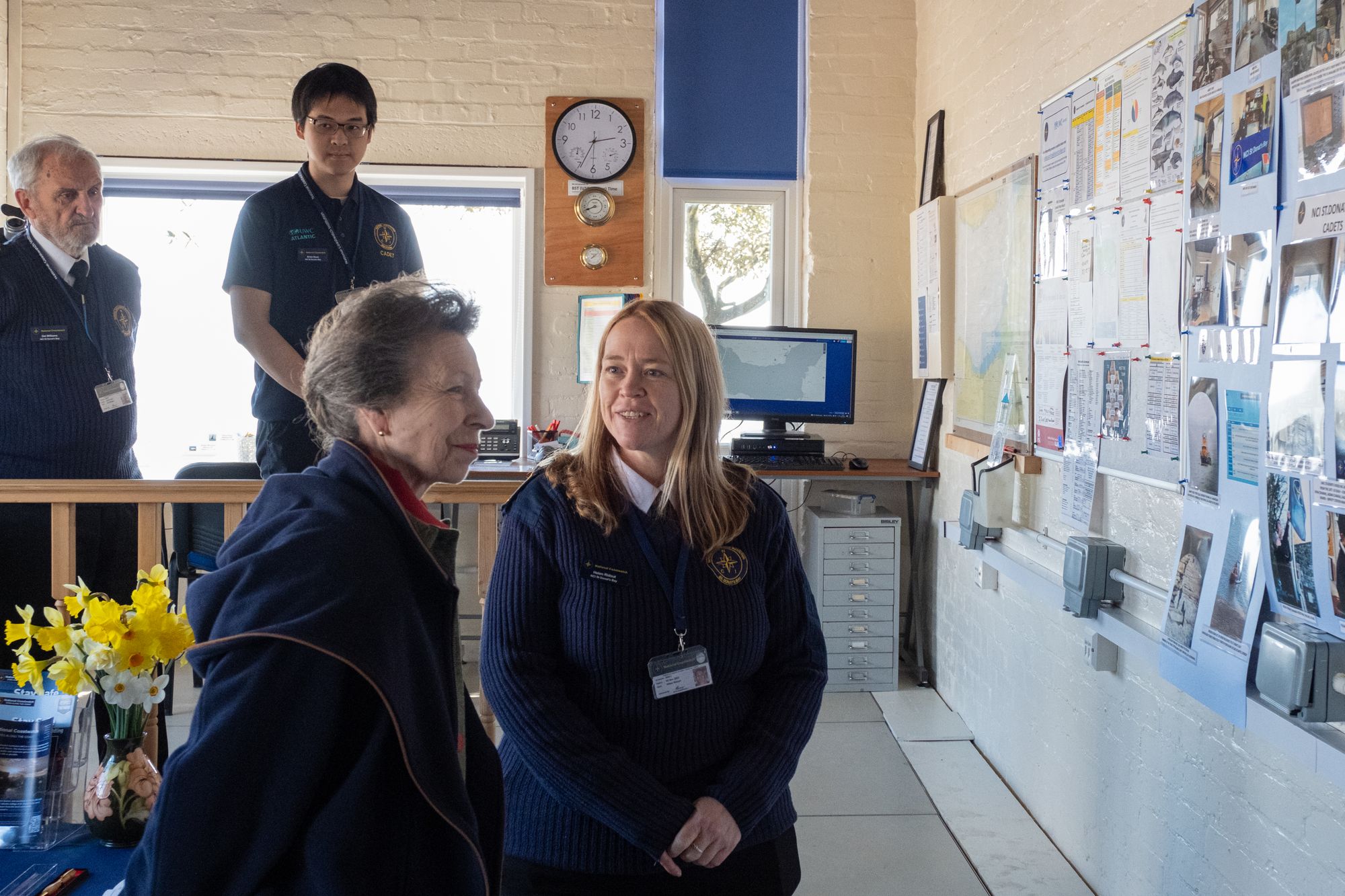 NCI St Donat's Bay receives special visit from HRH The Princess Royal