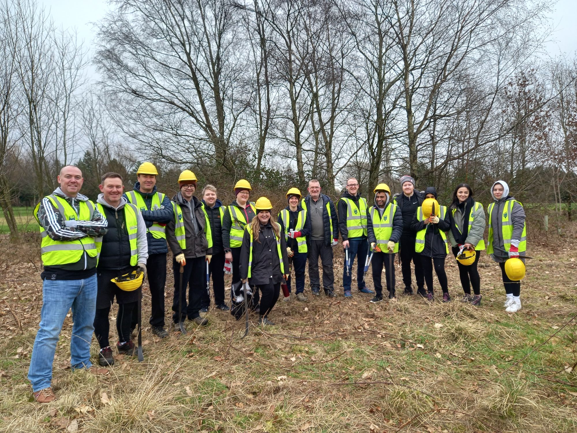 Environmental project sees bank staff plant 500 trees across Manchester