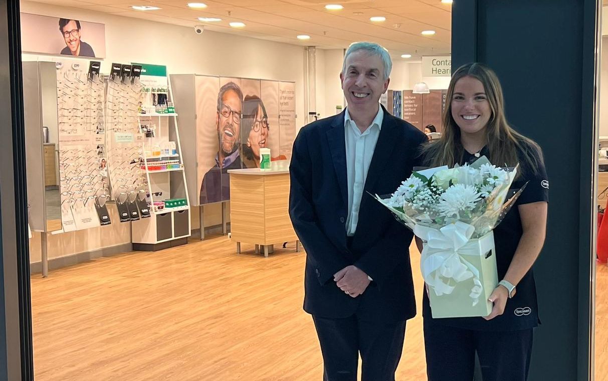Daughter following in father's footsteps at Runcorn opticians