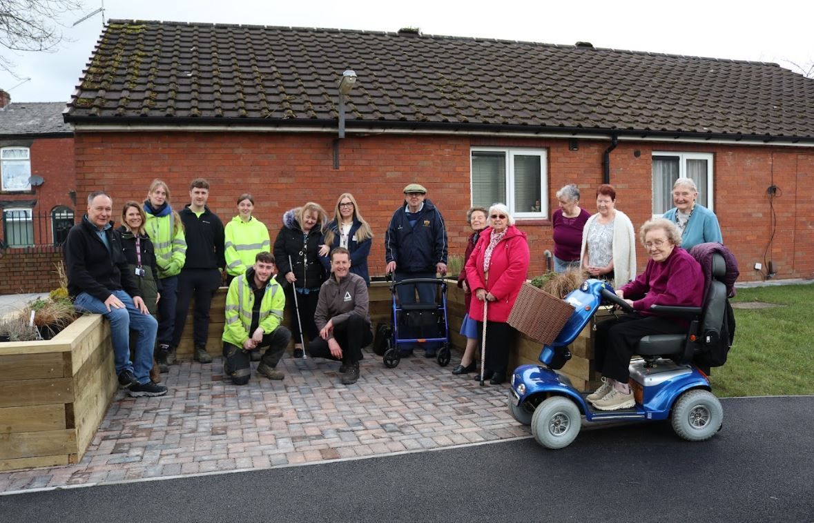 Apprentices help transform Heywood street to improve resident access