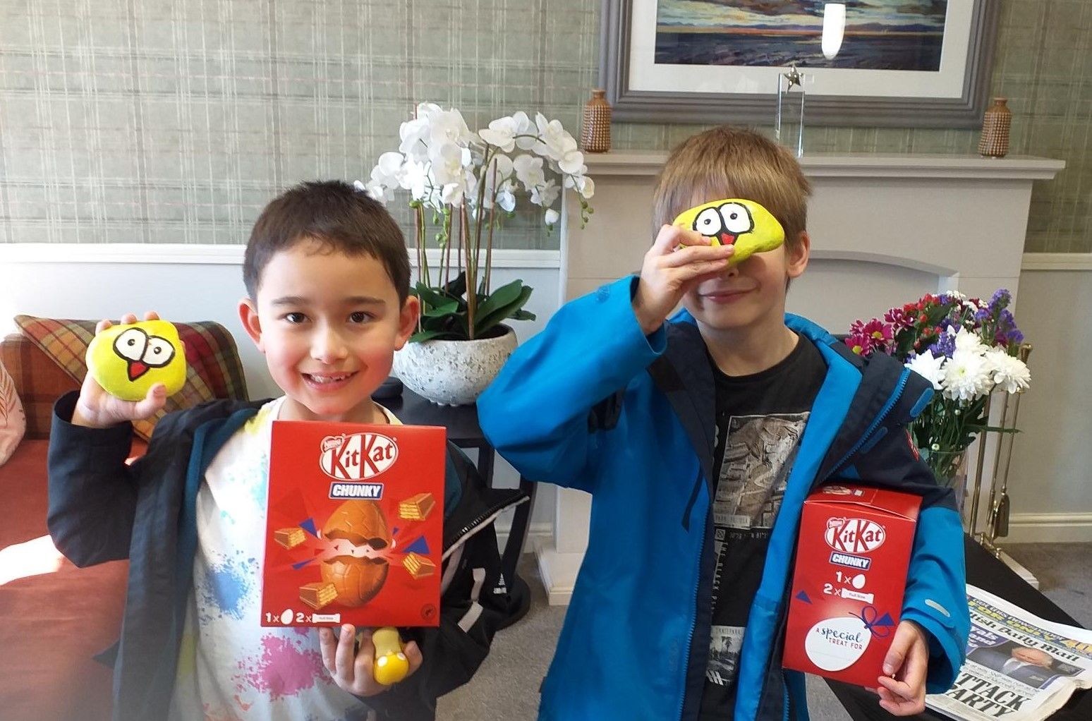Ayr care home residents set up egg-stra special chick hunt for youngsters this Easter