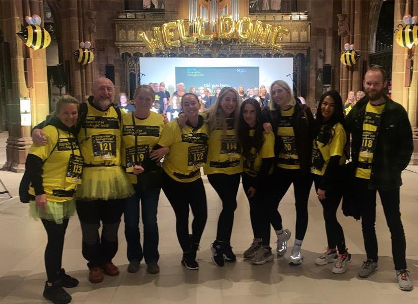 'There’s a real team spirit when you take part in St Ann’s Hospice’s Manchester Midnight Walk, it’s a night to remember!'