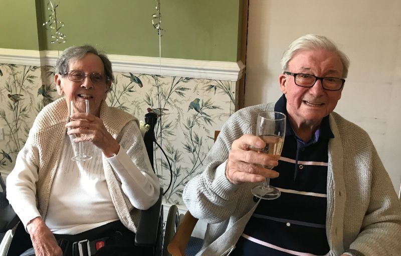 Army couple celebrates 70 'wonderful years' on platinum wedding anniversary