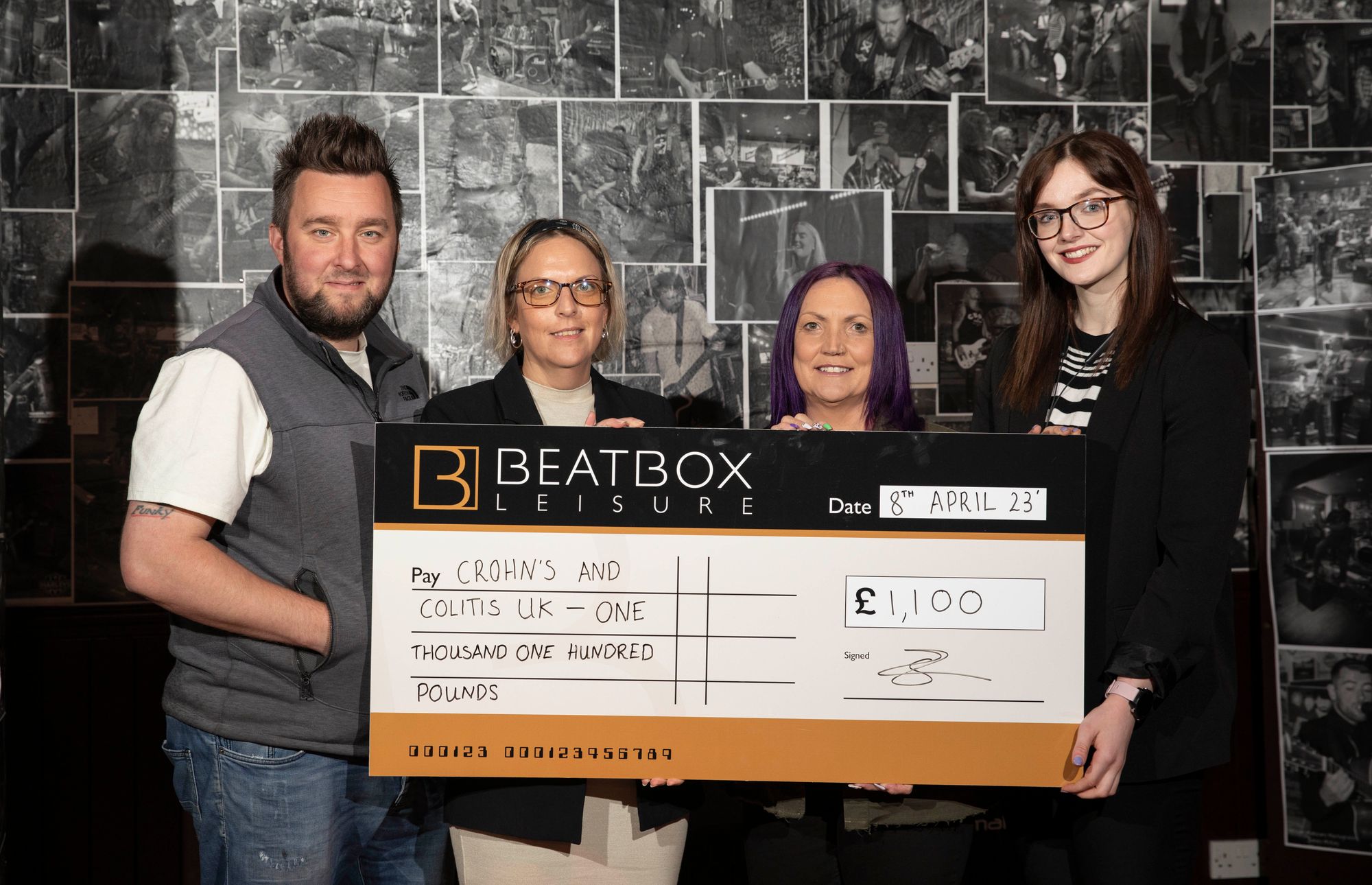 Ayr pub coins in £1100 for Crohn's & Colitis UK