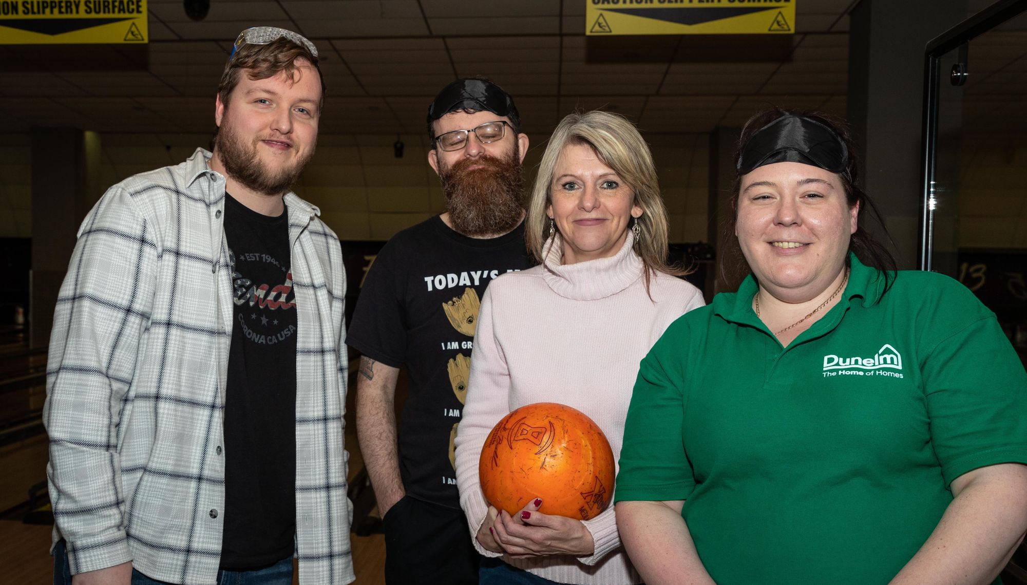 Blind bowling event helps Stockport's Walthew House strike lucky