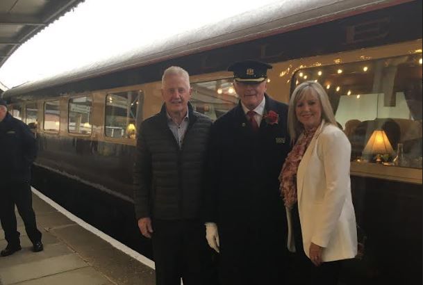 Former Rochdale footballer to enjoy ride on Britain's most luxurious train