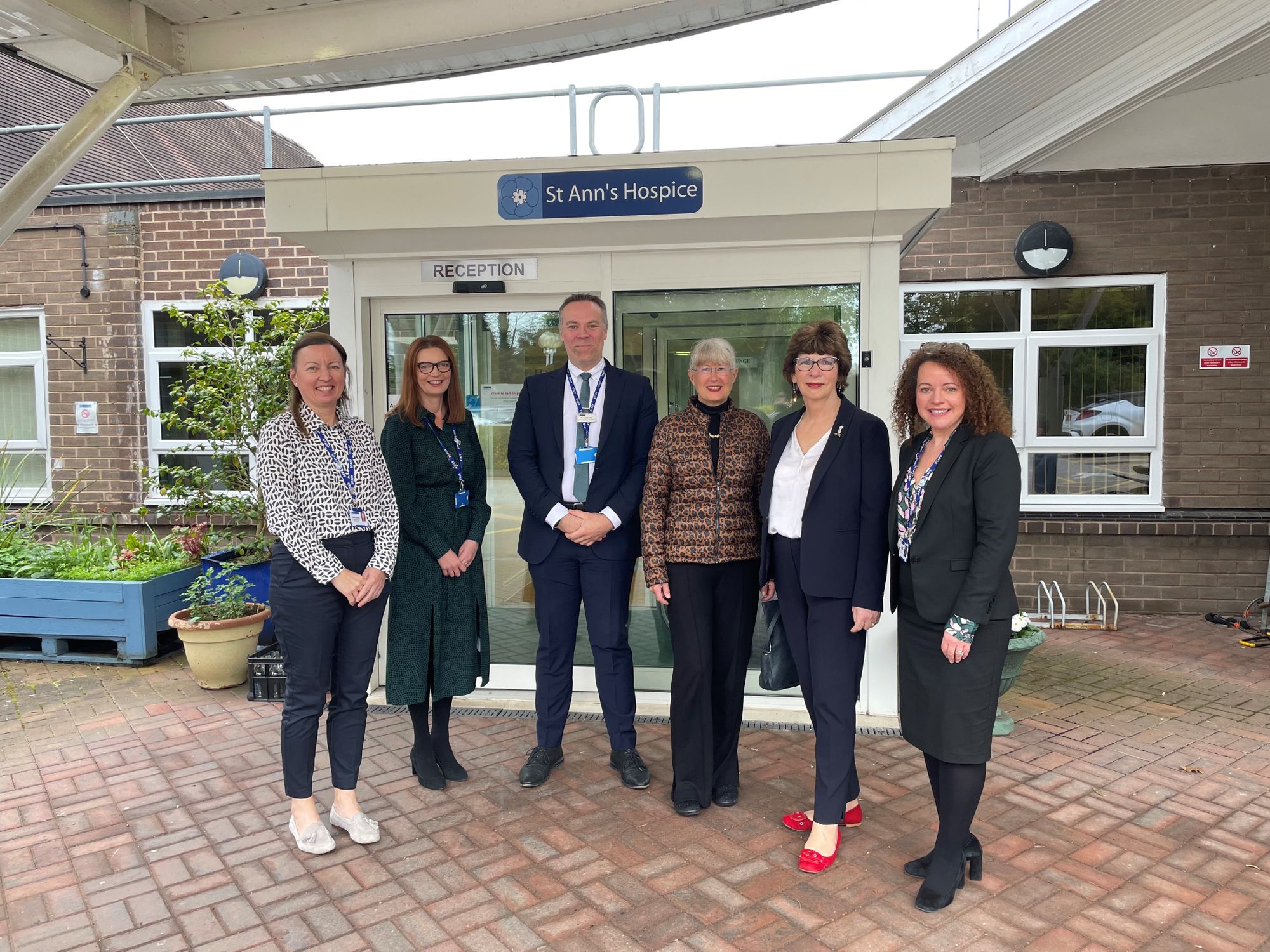 St Ann's Hospice: Lord-Lieutenant of Greater Manchester visits St Ann's to see the importance of their new hospice campaign