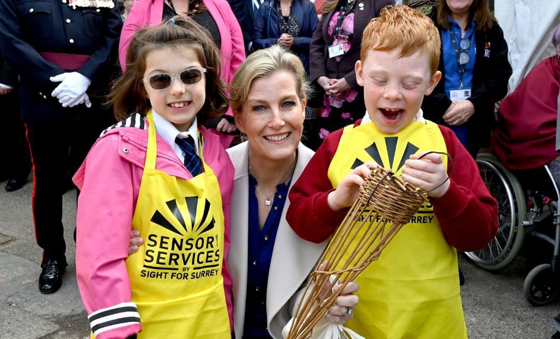 Duchess of Edinburgh visits Surrey centre for those with sensory loss
