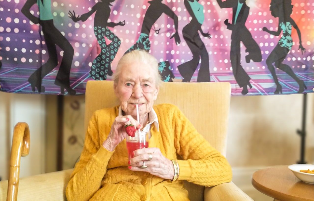 Alton Swinging 60s fan enjoys a groovy 95th birthday