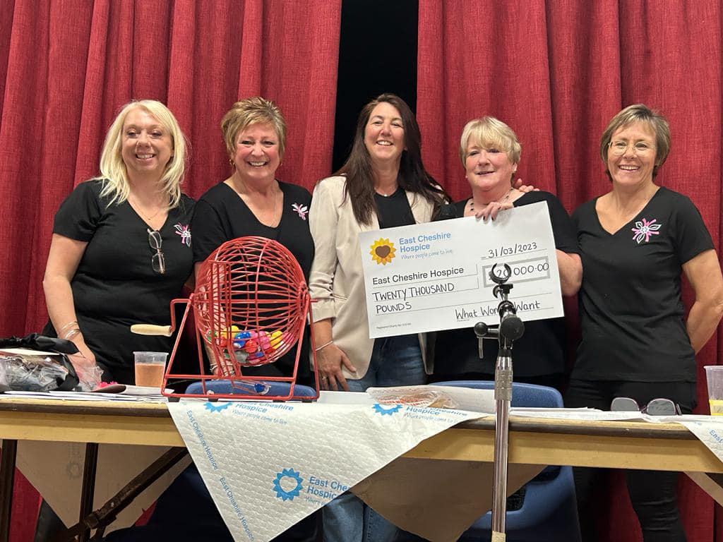 East Cheshire Hospice: £13,500 raised at bingo night