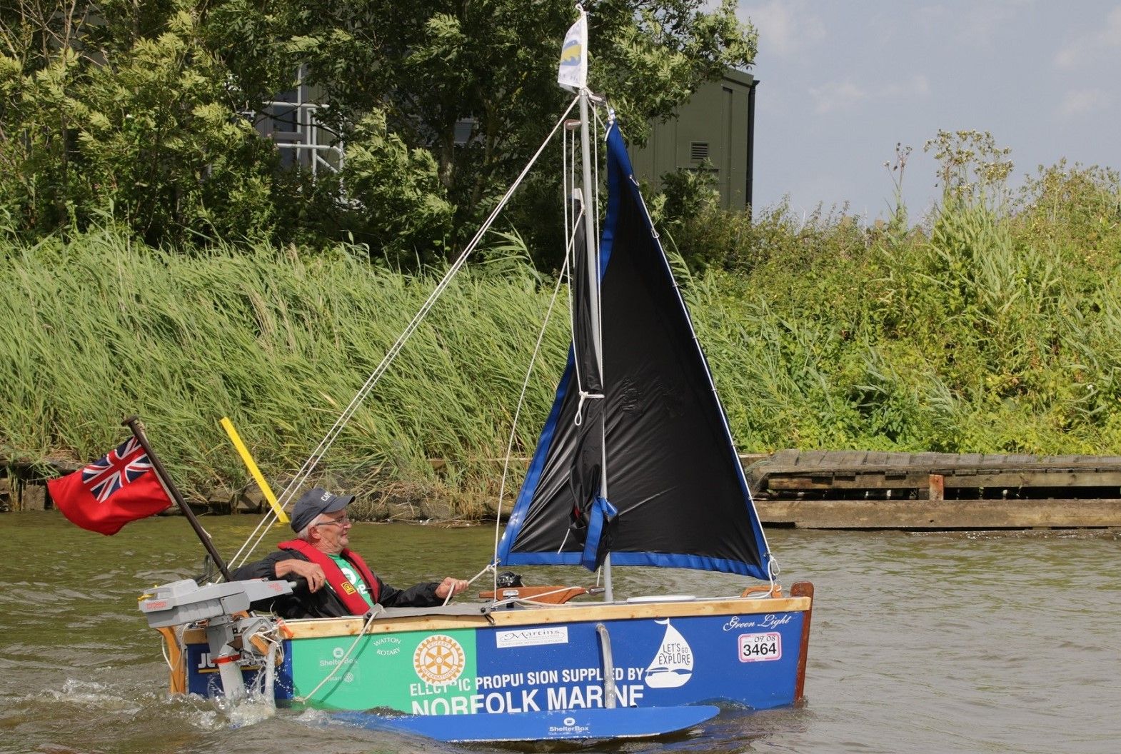 Norfolk man to sail River Avon in homemade Shelterbox boat