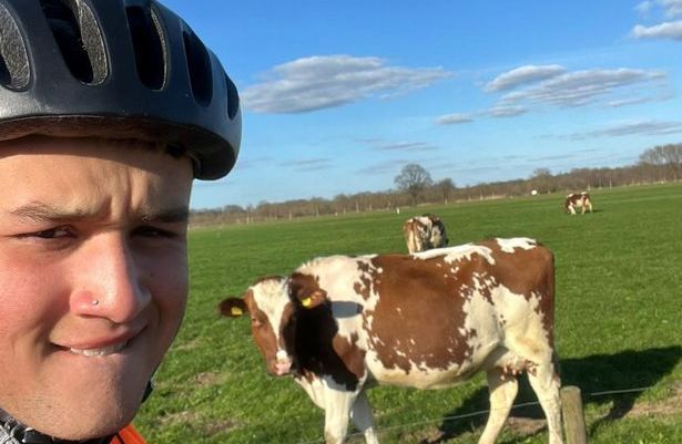 'It has been character-building', says man who slept in WWI bunker when cycling to Ukraine
