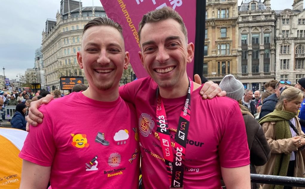 Graeme's emotional marathon journey was inspired by brother's brain tumour fight