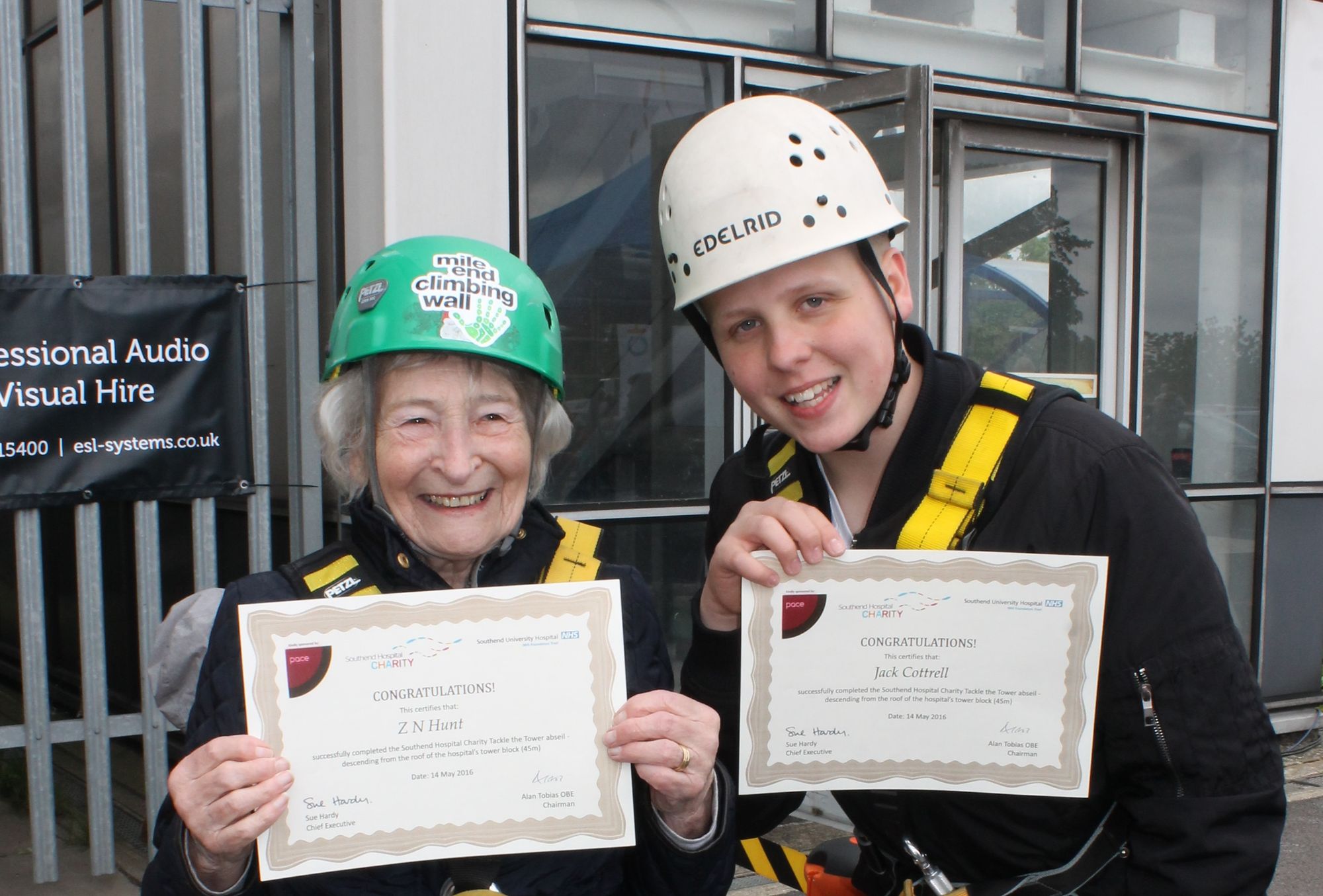 The abseil is a great chance for me to give something back says 84-year-old great gran