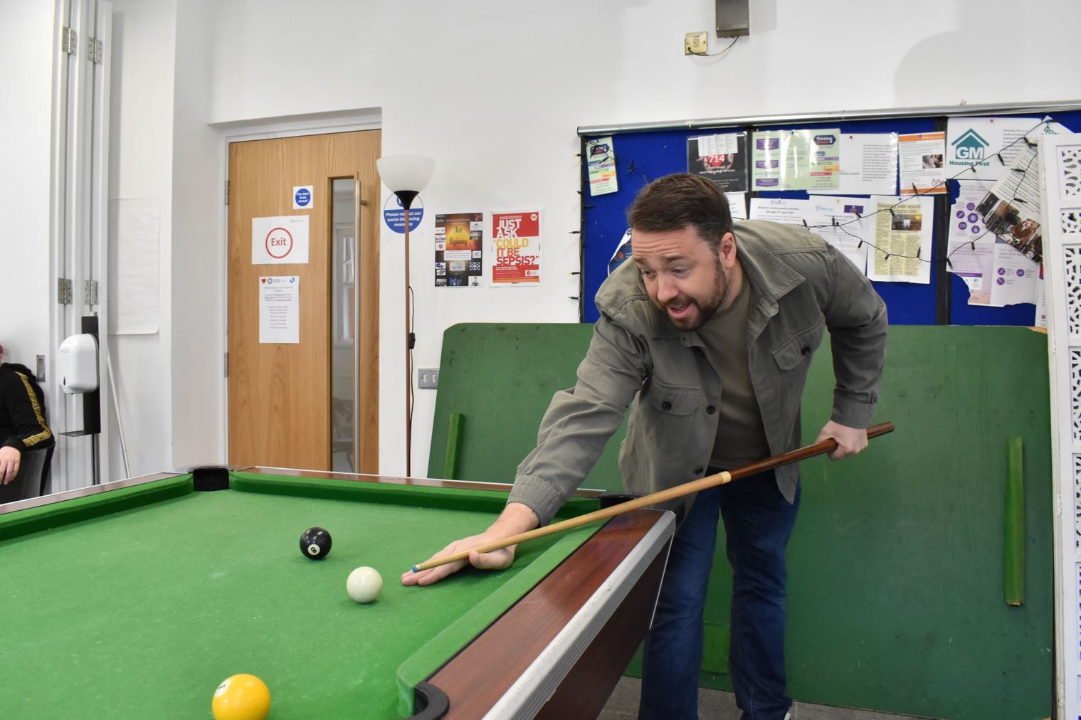 Jason Manford pays a visit to Rochdale homelessness charity
