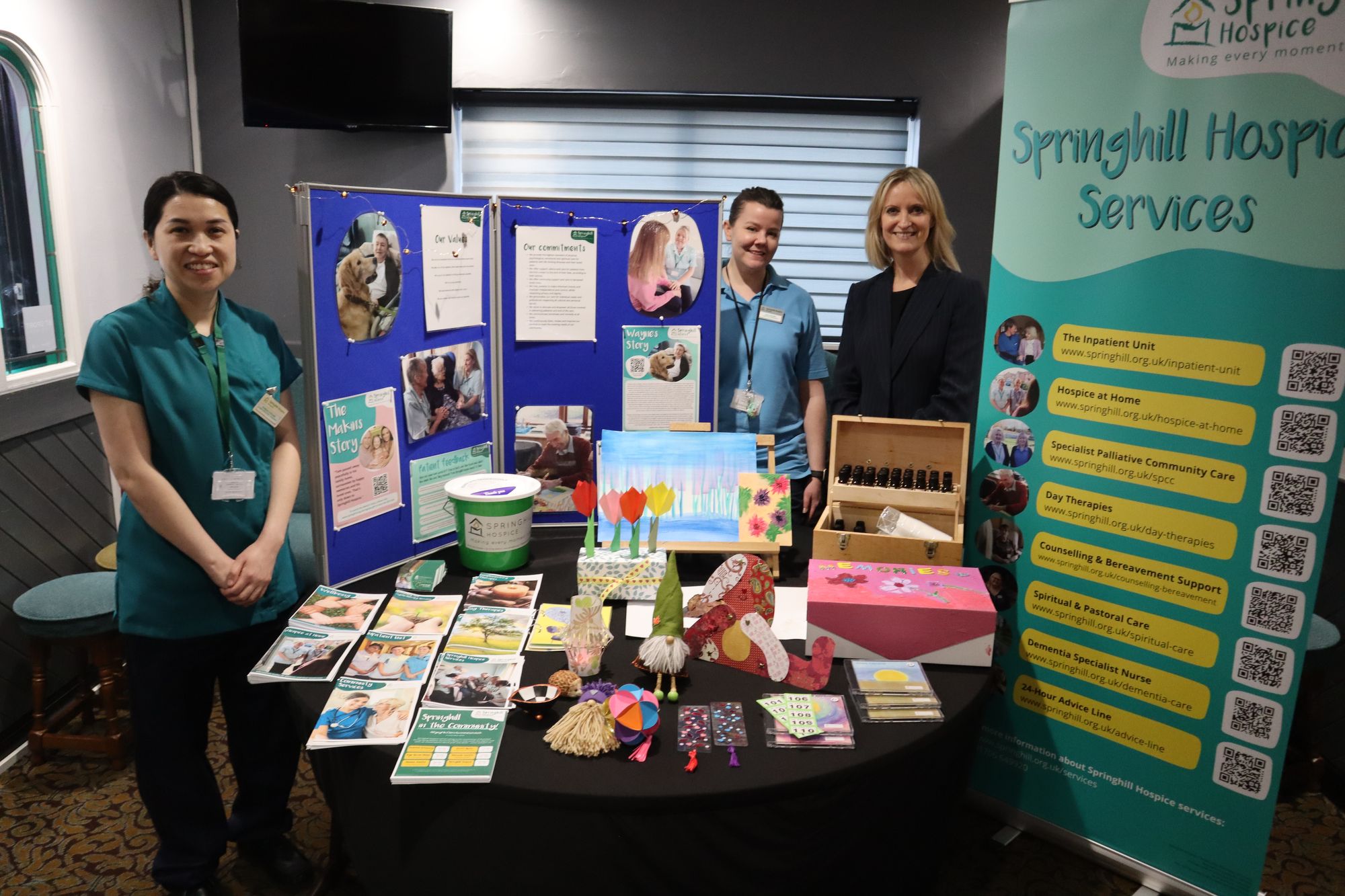 Rochdale’s Springhill Hospice encourages people to talk honestly about death and grief