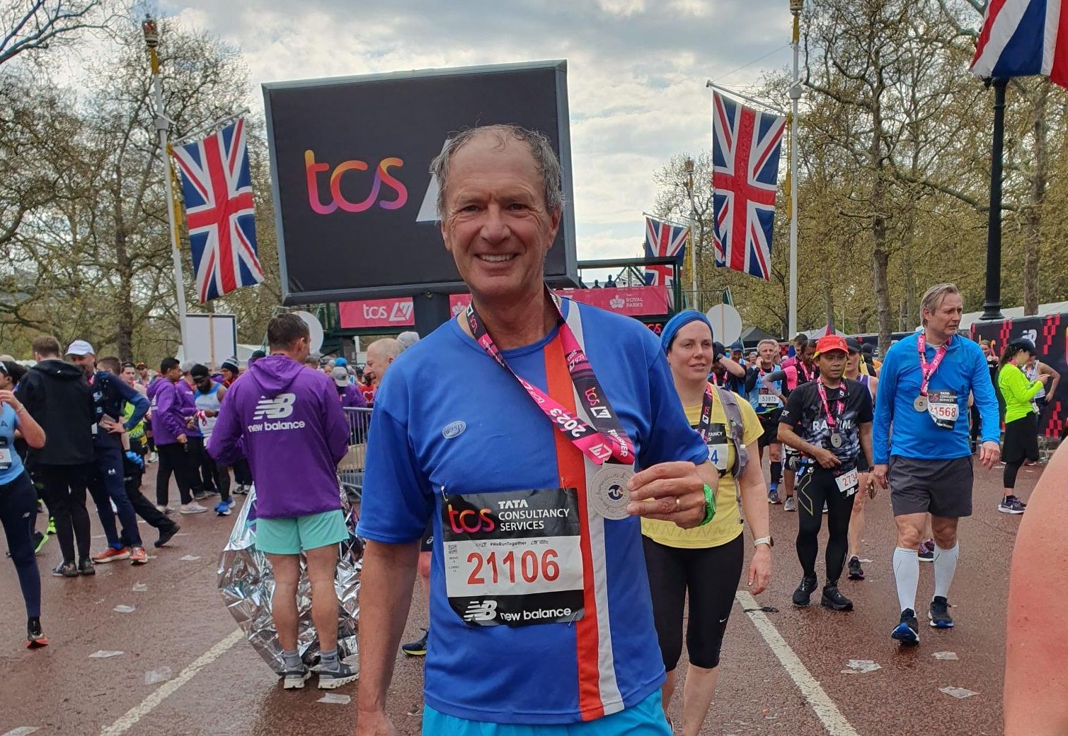 Seeing the wonderful sights of London helped me complete the 26.2 miles for the 23rd time