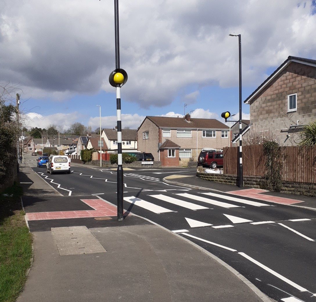 Pedestrian upgrades completed in Llantwit Fardre InYourArea Community