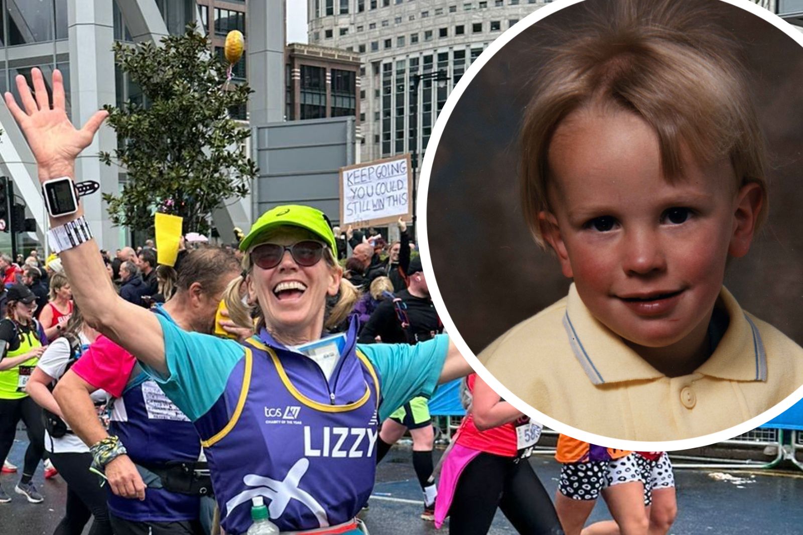Carmarthenshire mum raises over £4k running London Marathon in memory of son and for Great Ormond Street Hospital