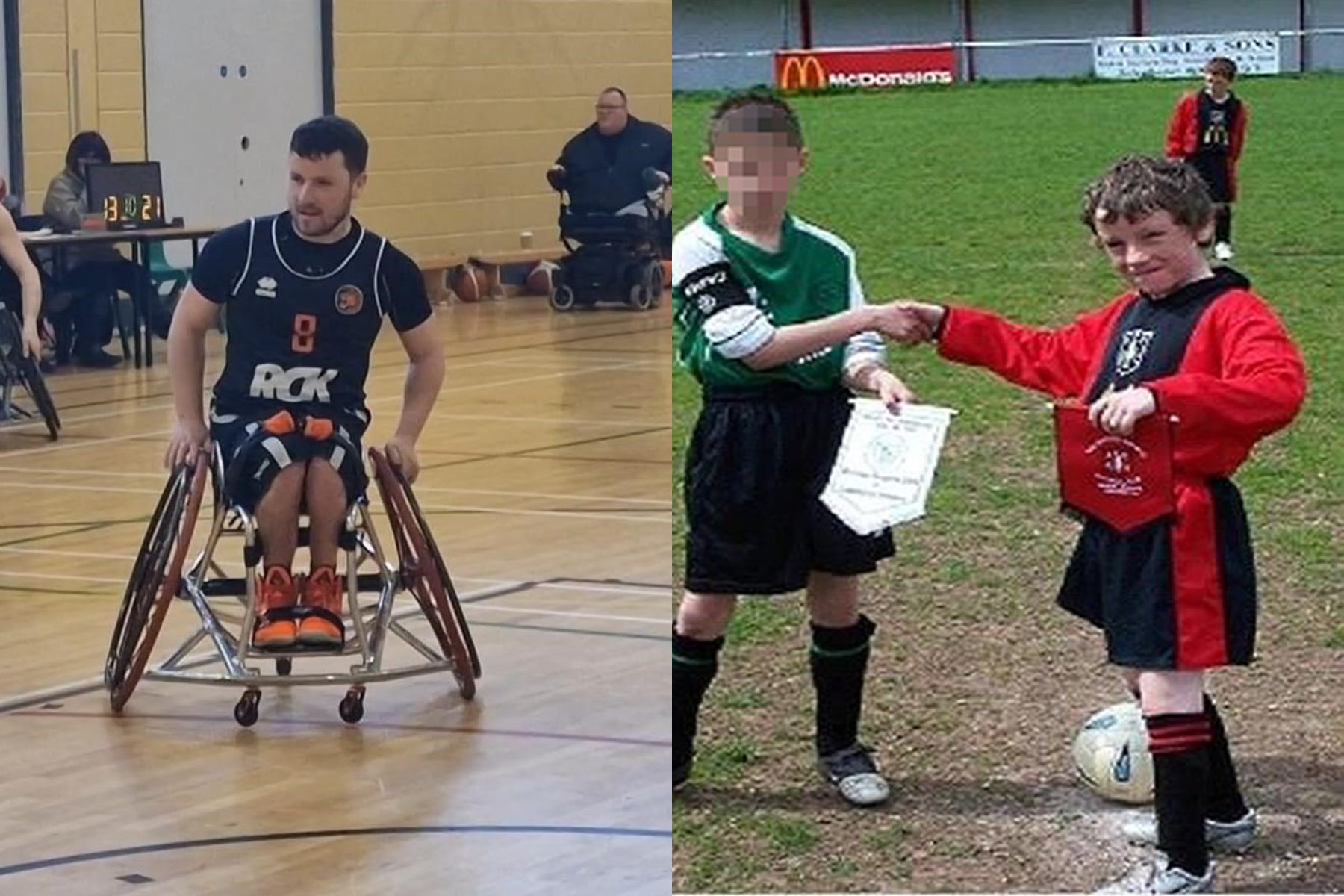 Man told he would never walk defies the odds to become wheelchair basketball star