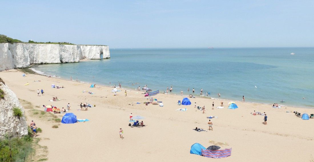 Top 10 beaches in Kent for a day out with kids this half term