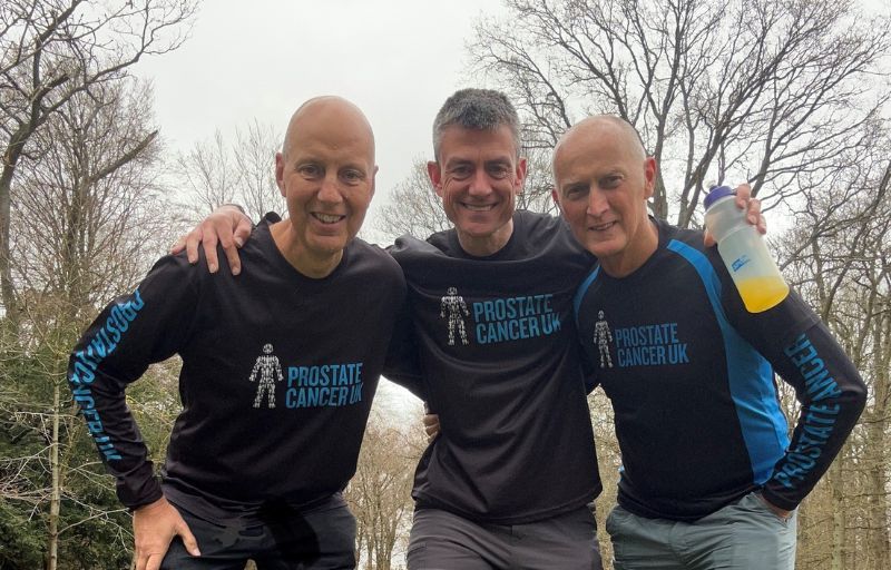 We're all living with prostate cancer and want to encourage others to 'live their best life'