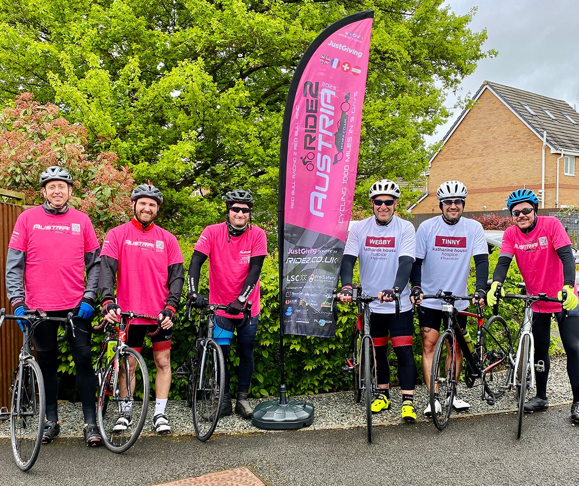 Stafford residents among those cycling UK to Austria for charities