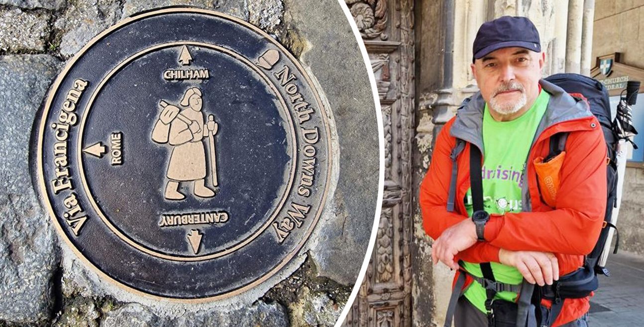 Lancashire man takes on 1,300-mile walk to Rome - 'My partner Jacqueline thinks I’m crazy!'