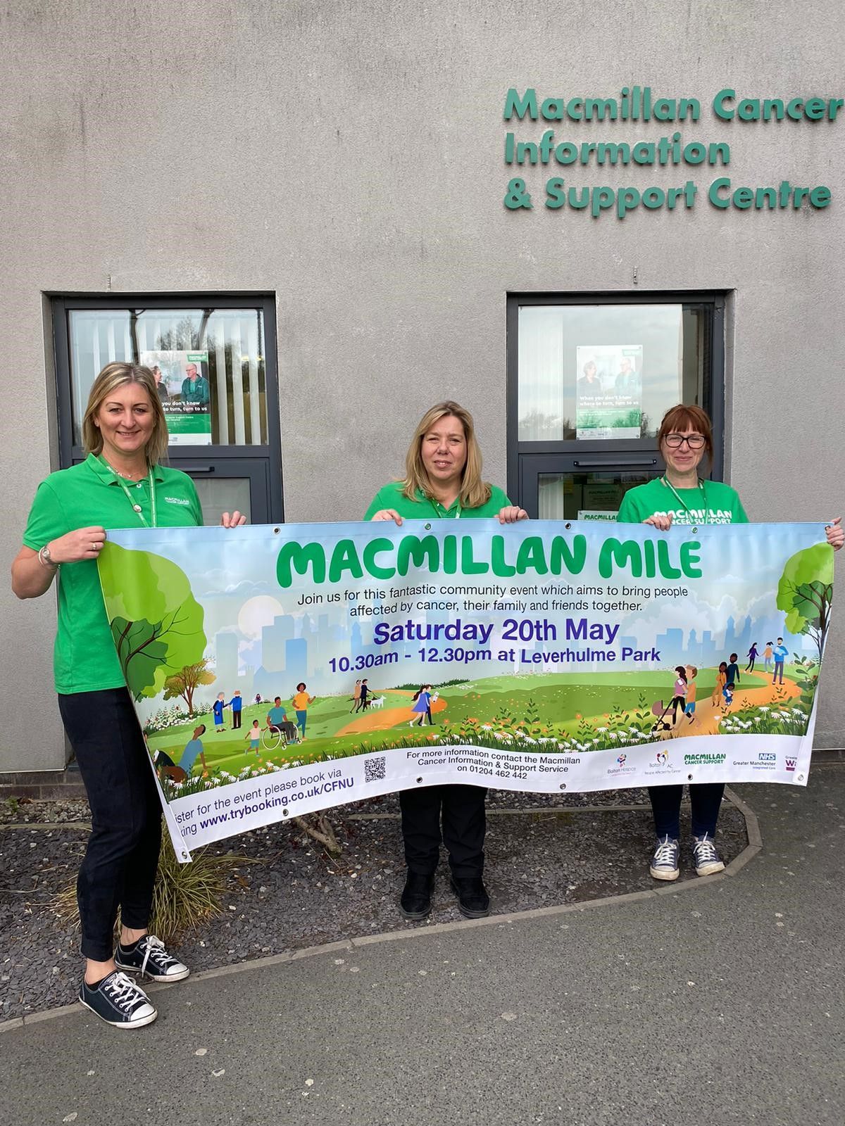 Anyone affected by cancer invited to join 'Bolton Macmillan mile' walking event
