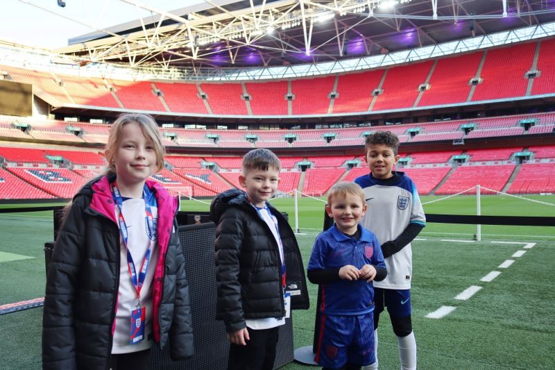 Exclusive Wembley box is dream come true for critically ill children