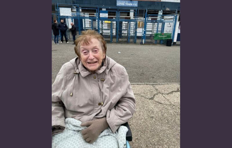 Devoted football fan Valerie, 84, granted wish to watch first match in a decade