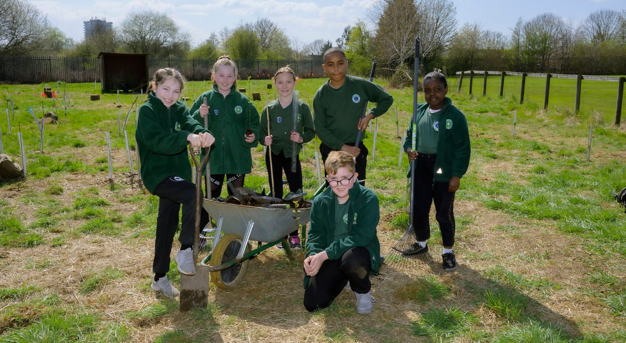 Coventry pupils dig into forest-planting project with 'amazing' enthusiasm