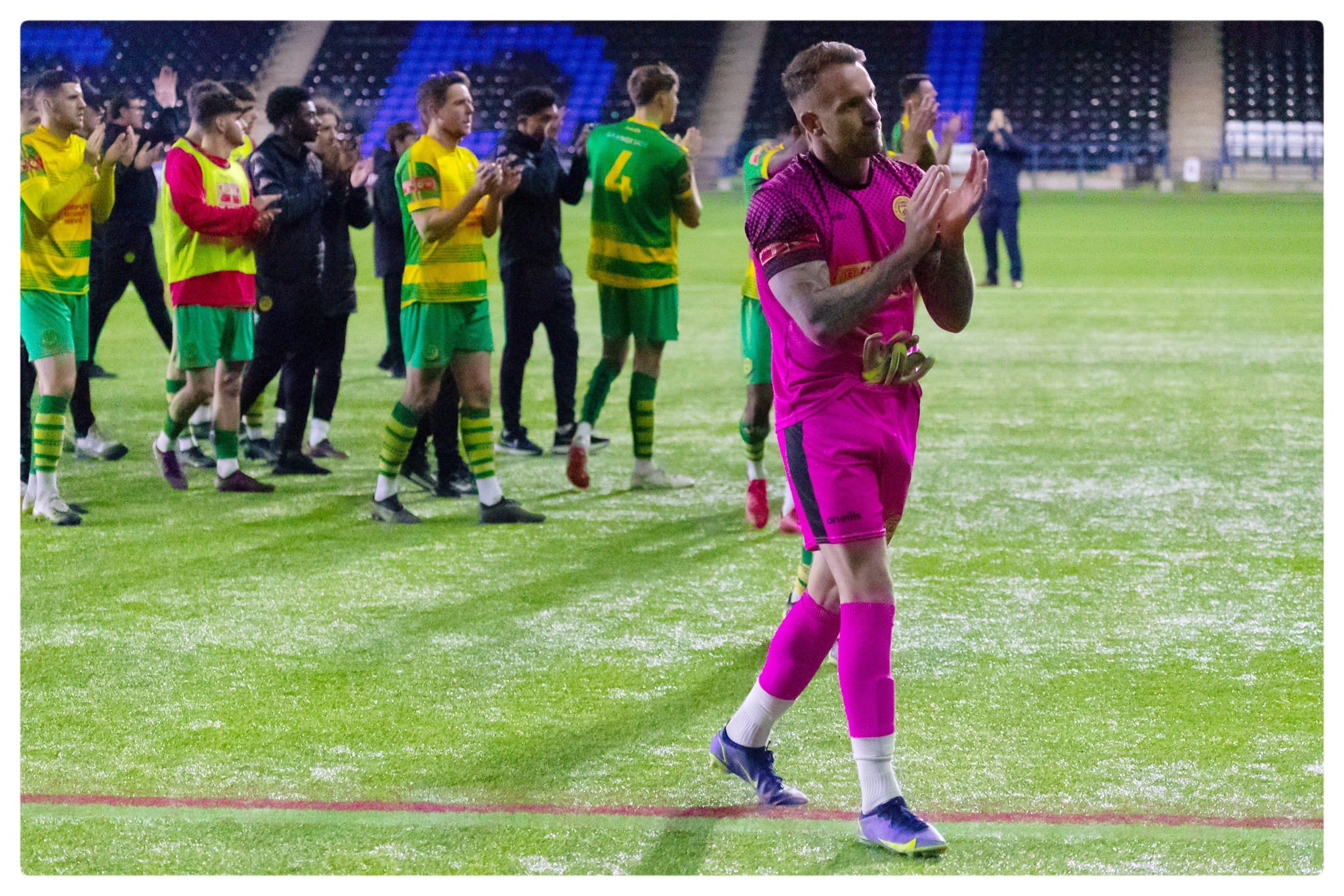 Runcorn Linnets keeper Danny Taberner awarded three awards at Linnets presentations night