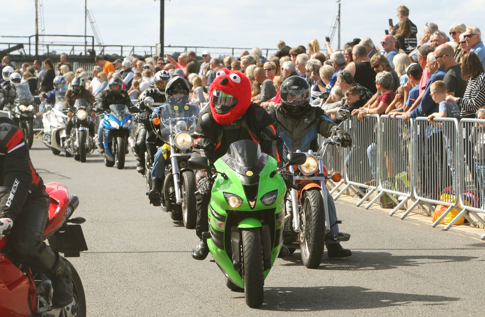 Thousands of bikers expected in Harwich in aid of Essex & Herts Air Ambulance