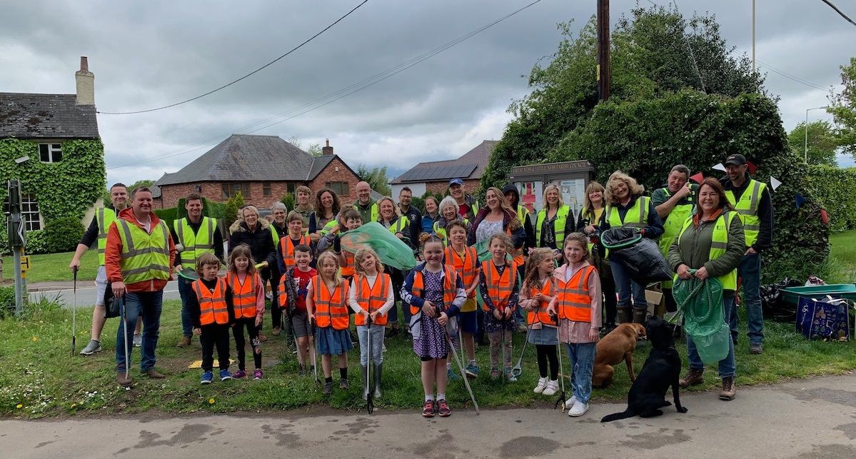 Sheep's head among the more unusual items collected by volunteers during Shropshire litter pick