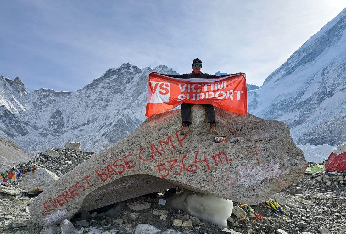 78-year-old Sussex man takes on Everest challenge to help victims of crime