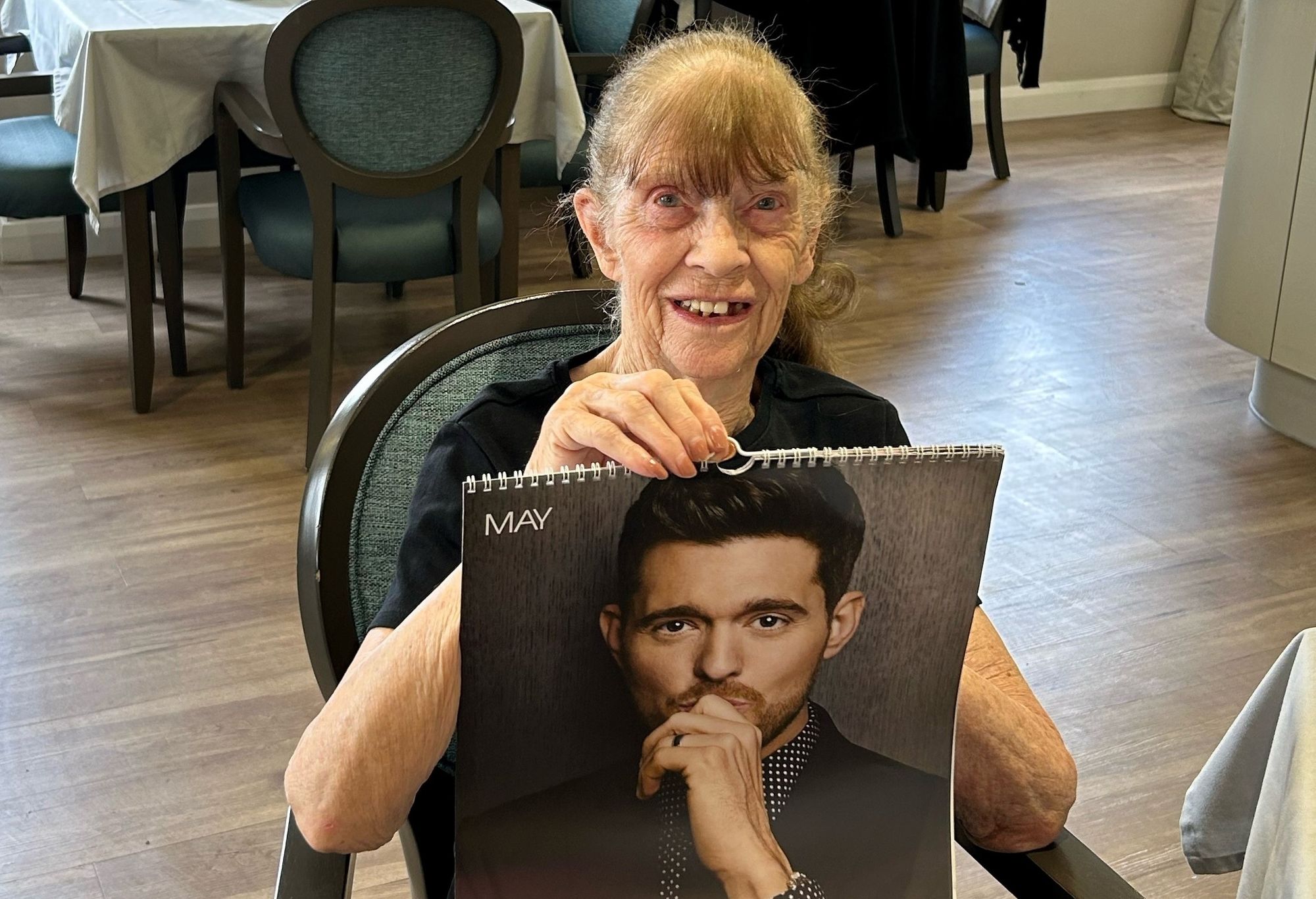 91-year-old takes to TikTok to contact her idol, Michael Bublé