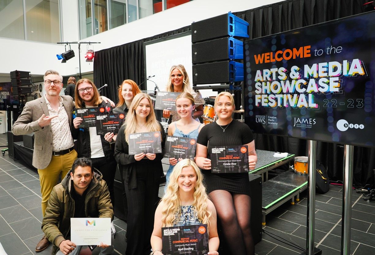 Creative stars shine at UWS Ayr Student Showcase