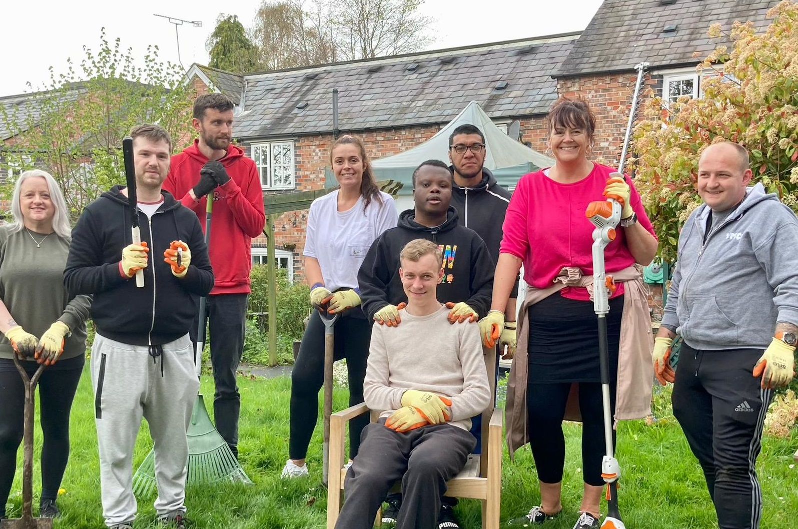 YMCA Wellington young people transform overgrown gardens to benefit community